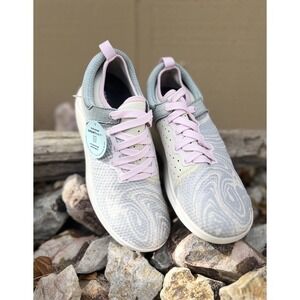 Moshn by Klogs Rhythm Neutral Paint Slip Resistant Cream Gray Pink Shoes 7 M NIB